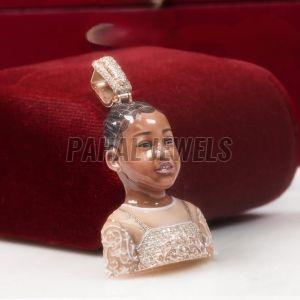 3D Memorial Sculpture Pendant
