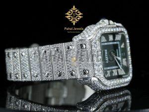 Bling Iced Out Moissanite Diamond Watch