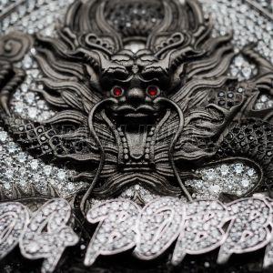 Custom Hip Hop Style Dragon Pendant