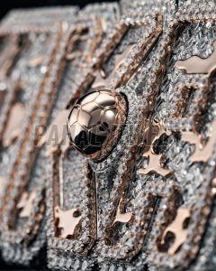 s925 custom name rose gold plated pendant