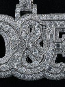 D&amp;e Letter Hip Hop Diamond Pendant