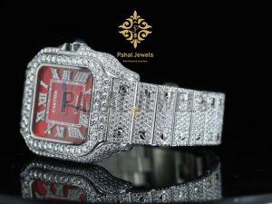 Designer Moissanite Diamond Analog Watch