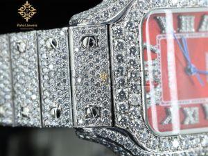 Designer Moissanite Diamond Analog Watch