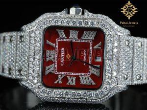 Designer Moissanite Diamond Analog Watch
