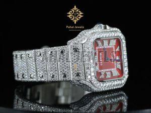 Designer Moissanite Diamond Analog Watch