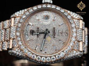 Designer Rectangular Moissanite Watch