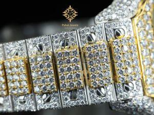 Fashion Iced Out Moissanite Wrist Watch