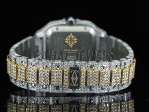 Fashion Iced Out Moissanite Wrist Watch