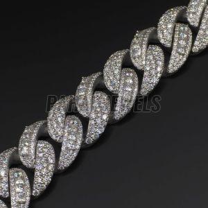 Men Hip Hop Cuban Diamond Chain