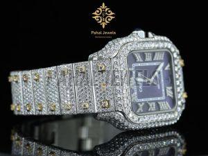 Hip Hop Iced Out Moissanite Diamond Watch