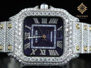 Hip Hop Iced Out Moissanite Diamond Watch