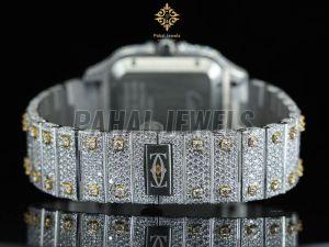 Hip Hop Iced Out Moissanite Diamond Watch