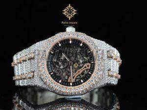 Hip Hop Style Moissanite Diamond Watch
