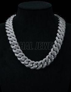 Iced Miami Silver Cuban Chain