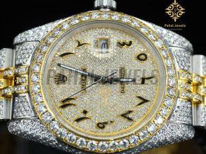Iced Out Luxury Moissanite Wrist Watch