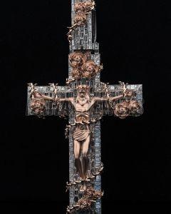 S925 Jesus Christ Rose Gold Plated Pendant