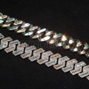 Moissanite Diamond Cuban Chain