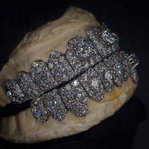 Large Diamond Cluster Big Boy Honeycomb Grillz