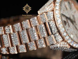 Moissanite Diamond Fully Loaded Men Watch