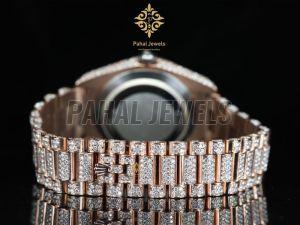 Moissanite Diamond Fully Loaded Men Watch