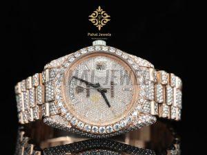 Moissanite Diamond Fully Loaded Men Watch