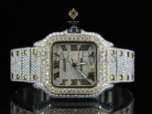 Moissanite Diamond Luxury Analog Watch