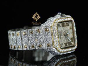 Moissanite Diamond Luxury Analog Watch