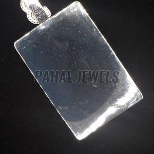 Moissanite Iced Out Silver Pendant