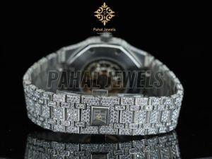 Moissanite Stone Studded Designer Watch