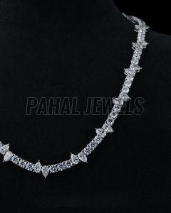 Pear Shap Lab Grown Diamond Neck Chain for Women