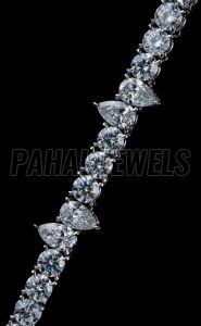 Pear Shap Lab Grown Diamond Neck Chain for Women