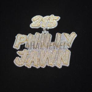 Philly Jawn 925 Silver Hip Hop Pendant