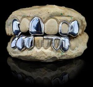 Plain 925 Silver Sterling Grillz