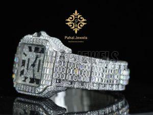 Premium Moissanite Diamond Stainless Steel Watch