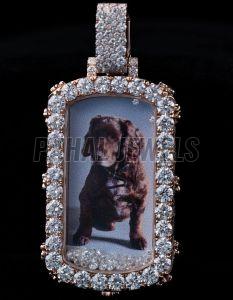 Rectangular PET Portrait Pendent
