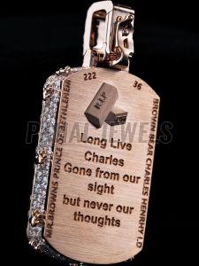 Rectangular PET Portrait Pendent