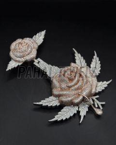 Rose Flower 925 Sterling Silver Pendant