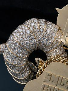Snik Goat Diamond Studded Pendant