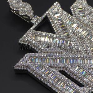 Solid 925 Sterling Silver M Letter Pendant