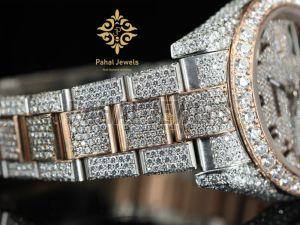 Stylish Moissanite Diamond Bracelet Watch