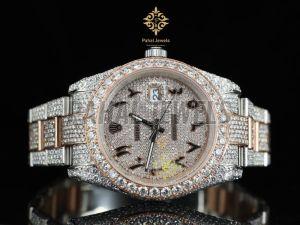 Stylish Moissanite Diamond Bracelet Watch