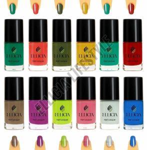 Ellicia Multicolor High Gloss Long Lasting Nail Polish