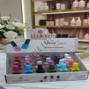 Ellicia Multicolor Long Lasting Nail Polish Tray Set