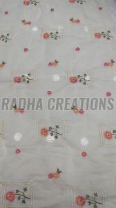 Cerulean Bloom Boxes Floral Fabric