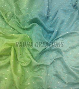 Dual Tone Golden Buti Fabric