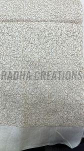 Floral Jaal Embroidery Organza Fabric