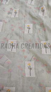 Pastel Spring Squares Floral Fabric