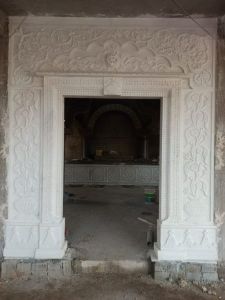 White Marble Entry Gate