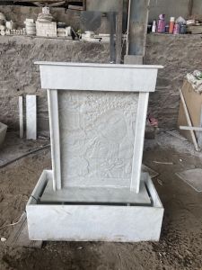 Velvet Gold Sandstone Wall Fountain