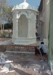 White Marble Stone Chatri